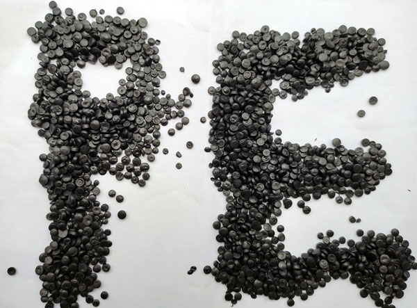 阜阳黑色hdpe拉管再生颗粒